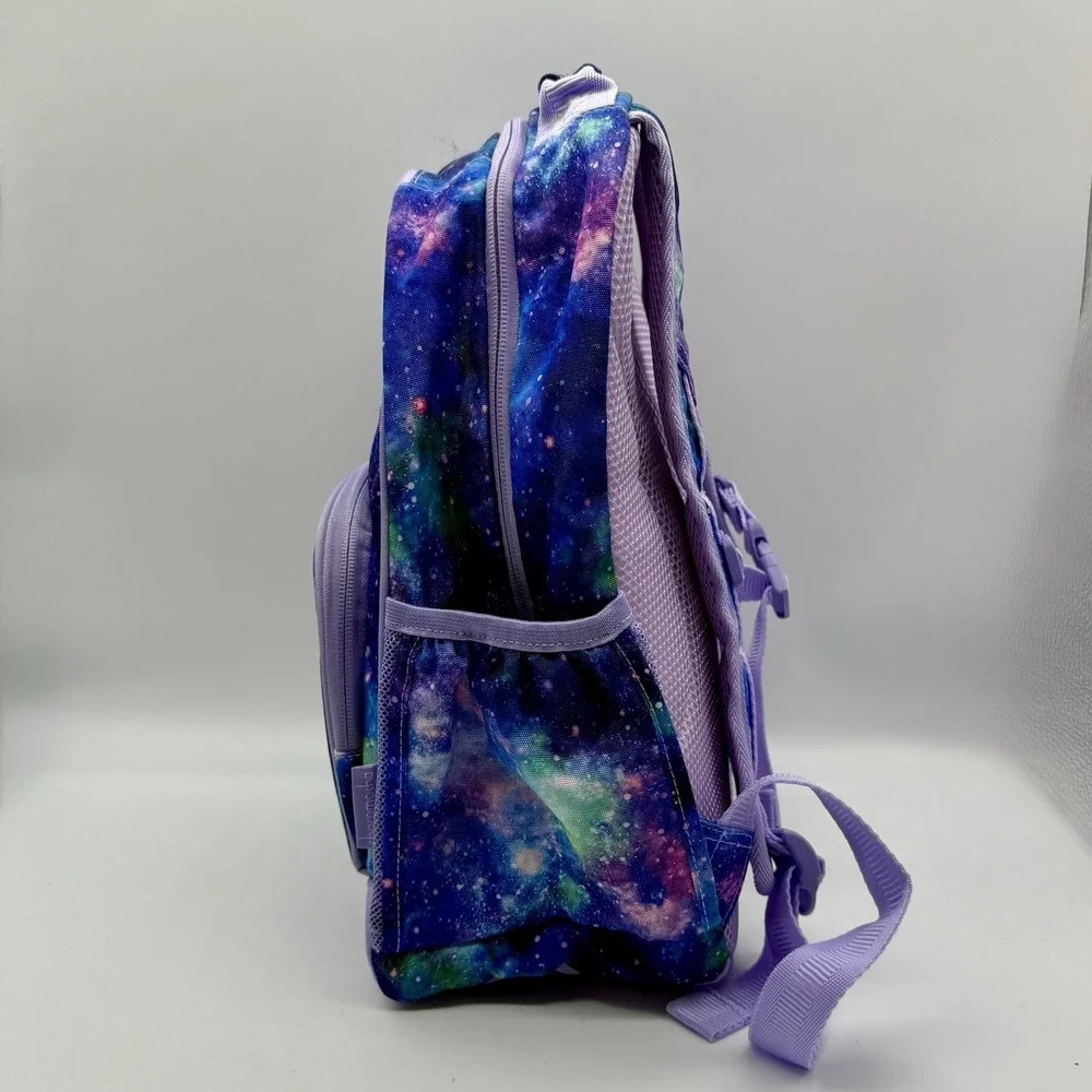 Choco Mocha‎ Purple Galaxy Backpack for Teen Girls 17